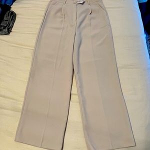Tan Wide leg trouser Large/L